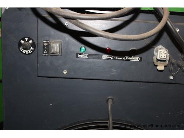 Mobiele oliegestookte heteluchtverwarmer remko, clk70 - afbeelding 4 van  5