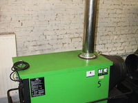 Mobiele oliegestookte heteluchtverwarmer remko, clk70