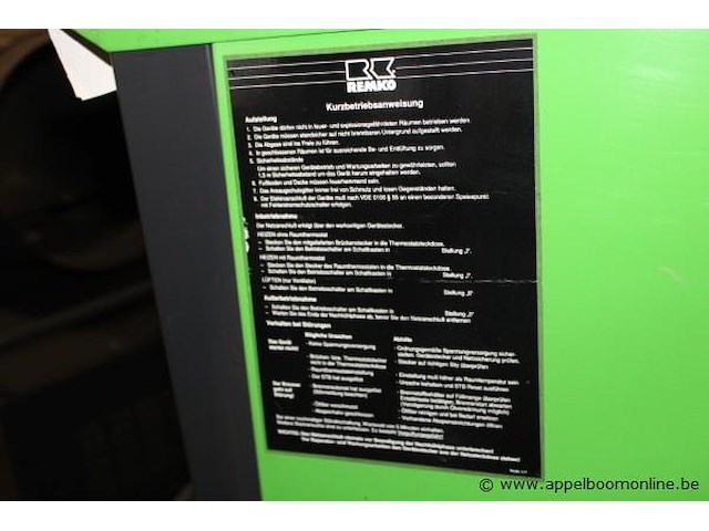 Mobiele oliegestookte heteluchtverwarmer remko, clk70 - afbeelding 2 van  5