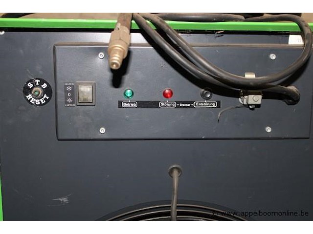 Mobiele oliegestookte heteluchtverwarmer remko, clk70 - afbeelding 3 van  5