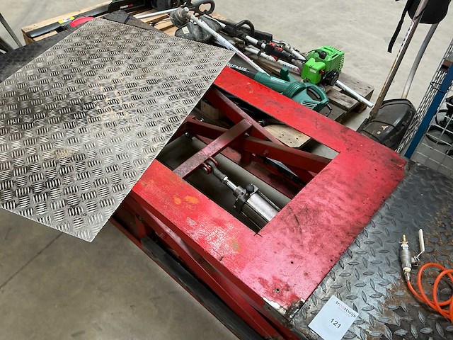 Mobiele pneumatische hefplateau - afbeelding 6 van  8