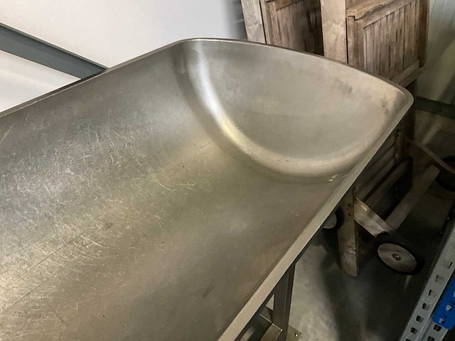 Mobiele rvs lekbak - afbeelding 4 van  4