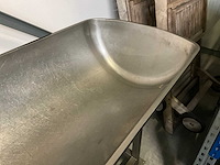 Mobiele rvs lekbak - afbeelding 4 van  4