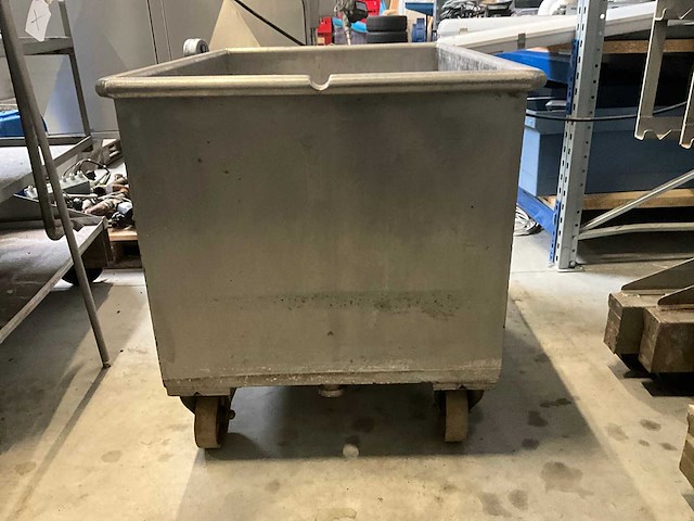 Mobiele rvs lekbak - afbeelding 2 van  4
