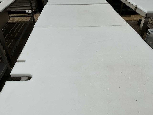 Mobiele rvs snijtafel - afbeelding 2 van  2