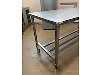 Mobiele rvs werkbank (2x) - afbeelding 3 van  5