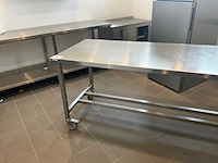 Mobiele rvs werkbank (2x) - afbeelding 5 van  5