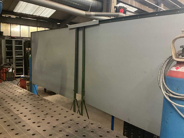 Mobiele scheidingswanden (2x) - afbeelding 1 van  3