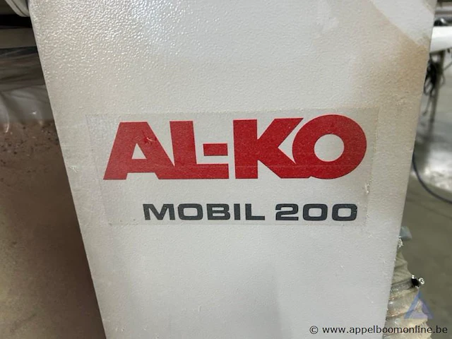 Mobiele stofafzuiger al-ko mobil 200, met een motorvermogen van 2,2 kw en een maximale volumestroom van 2.500 m³/h. voorzien van een 400 v aansluiting - afbeelding 2 van  4