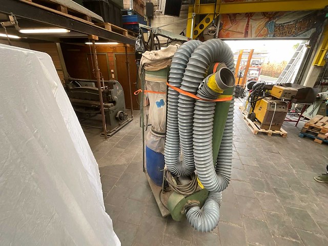 Mobiele stofafzuiger met filterzak en slangen - afbeelding 4 van  7