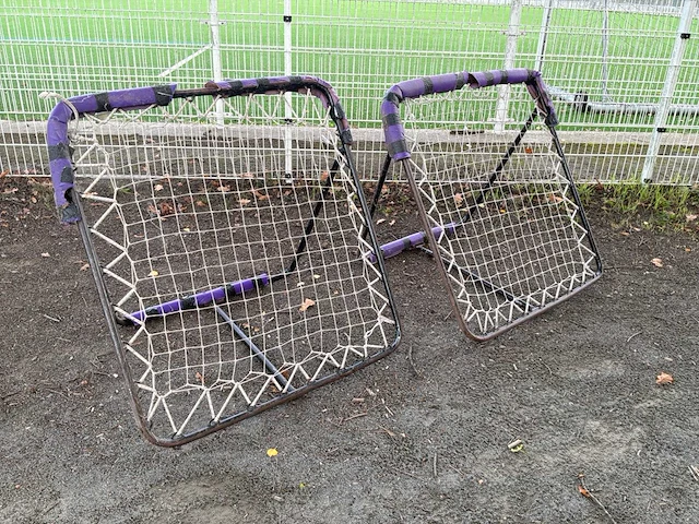 Mobiele tchoukbal goals (2x) - afbeelding 1 van  2