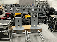 Mobiele televisie-standaard (2x) - afbeelding 1 van  4