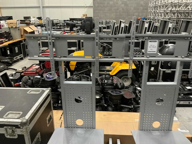 Mobiele televisie-standaard (2x) - afbeelding 3 van  4