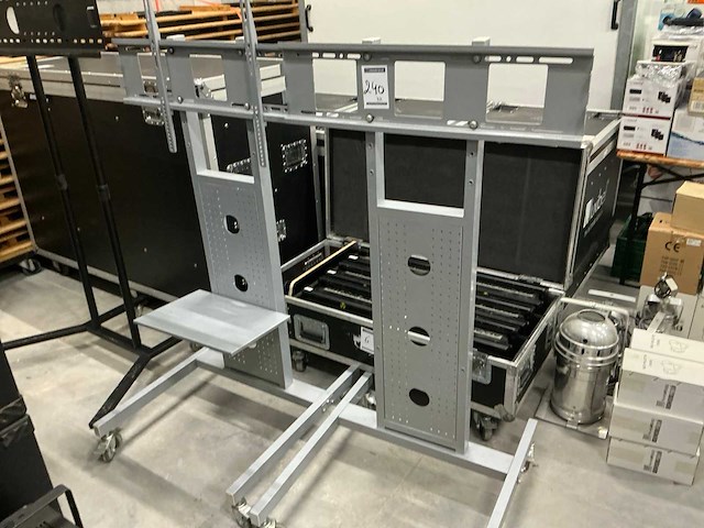 Mobiele televisie-standaard (3x) - afbeelding 2 van  4