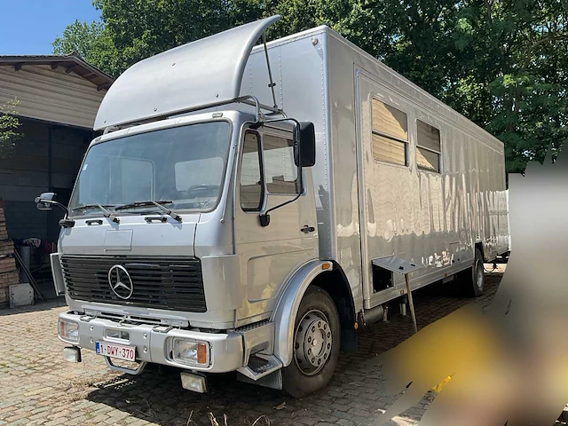 Mobiele uitschuifbare werk- en presentatieruimte ca. 40 m² – mercedes 1419 - afbeelding 3 van  35