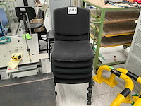 Mobiele vergaderstoel (5x) - afbeelding 1 van  5