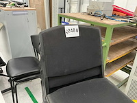 Mobiele vergaderstoel (5x) - afbeelding 3 van  5