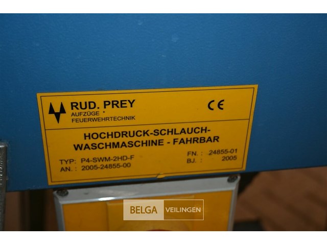Mobiele wasmachine voor brandweerslangen - afbeelding 8 van  8