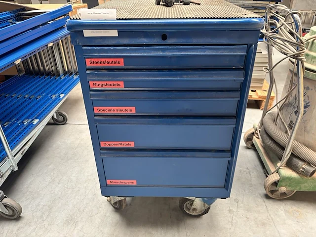 Mobiele werkkar incl inhoud - afbeelding 2 van  8