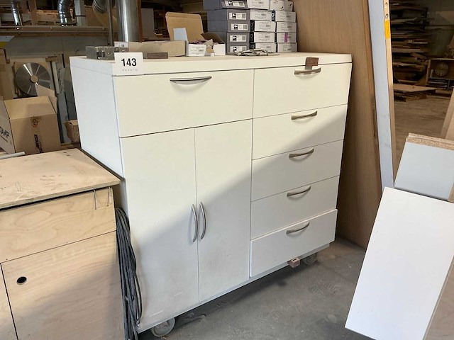 Mobiele werkkast met inhoud - afbeelding 1 van  20