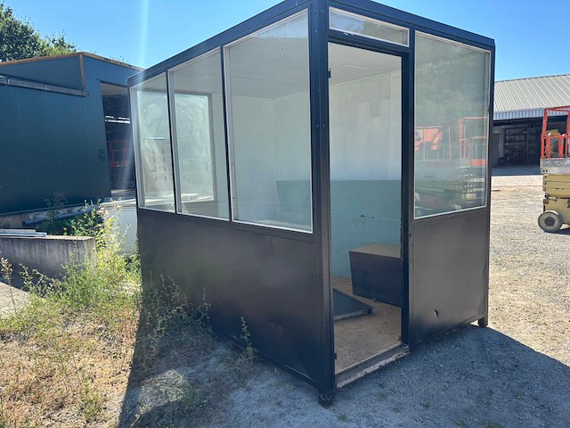 Mobiele werkplaatscabine / portiersloge – ca. 3,11 x 2,06 m - afbeelding 1 van  9