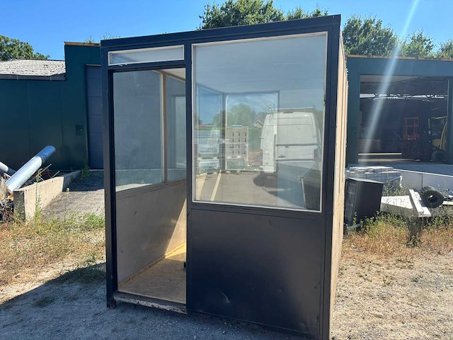 Mobiele werkplaatscabine / portiersloge – ca. 3,11 x 2,06 m - afbeelding 2 van  9