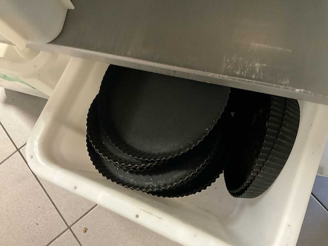 Mobiele werktafel - rvs met massief arduinen blad (2x) - afbeelding 4 van  13