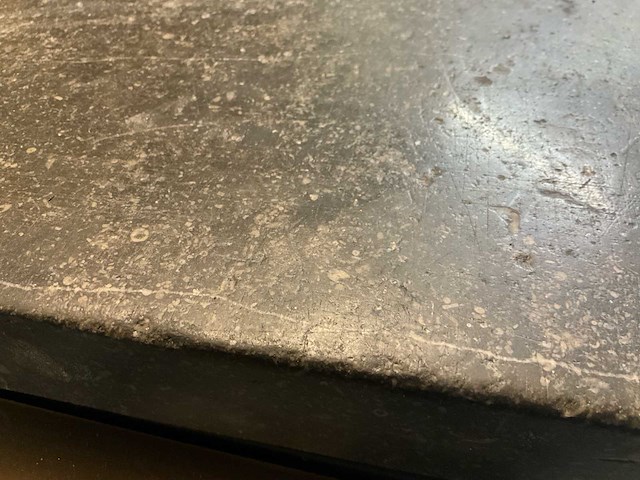 Mobiele werktafel - rvs met massief arduinen blad (2x) - afbeelding 9 van  13