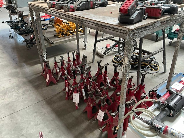 Mobiele werktafel (2x) - afbeelding 1 van  5