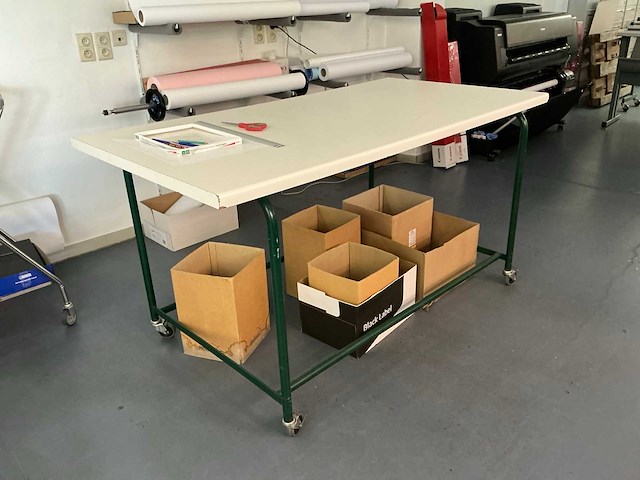Mobiele werktafel (3x) - afbeelding 1 van  7