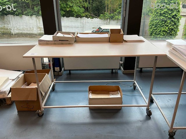 Mobiele werktafel (4x) - afbeelding 1 van  8
