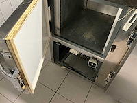 Mobiele werktafel/koeling - rvs met massief arduinen blad - afbeelding 4 van  13