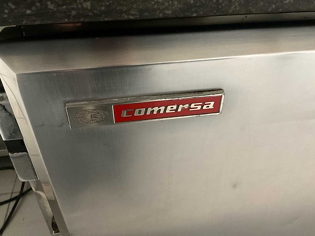 Mobiele werktafel/koeling - rvs met massief arduinen blad - afbeelding 11 van  13