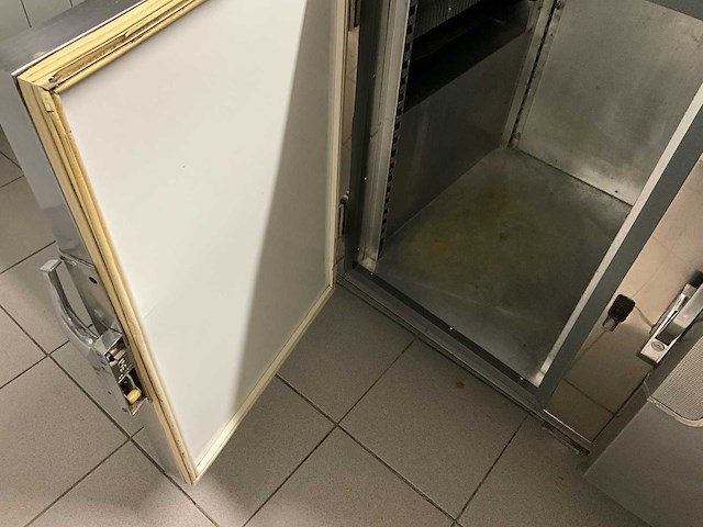 Mobiele werktafel/koeling - rvs met massief arduinen blad - afbeelding 12 van  13