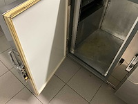 Mobiele werktafel/koeling - rvs met massief arduinen blad - afbeelding 12 van  13