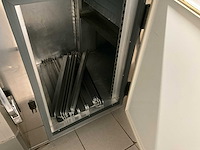 Mobiele werktafel/koeling - rvs met massief arduinen blad - afbeelding 13 van  13