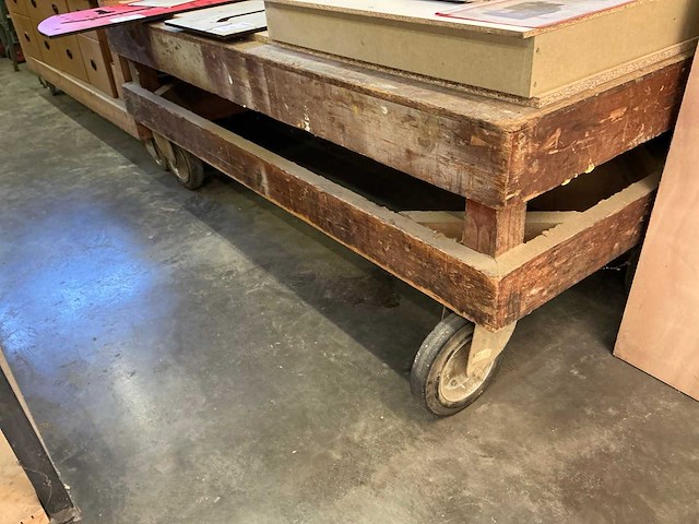Mobiele werktafels (2x) - afbeelding 4 van  5