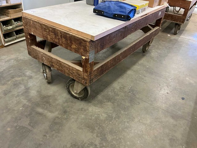 Mobiele werktafels (2x) - afbeelding 2 van  2