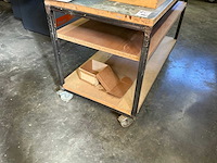 Mobiele werktafels (2x) - afbeelding 4 van  5