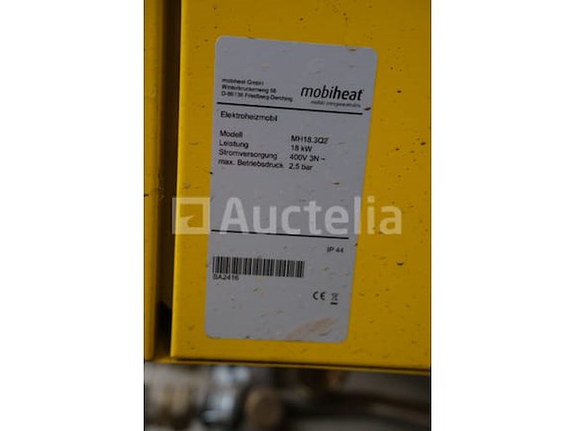 Mobiheat mh18.3q2 mobiele elektrische verwarmingsunit - afbeelding 7 van  10