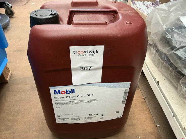 Mobil dte smeermiddel circulatie oil inhoud 20 liter - afbeelding 1 van  1
