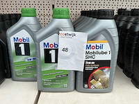Mobil inhoud 1 liter full synthetische motor olie 5w-30 +75w-90(10x) - afbeelding 1 van  1