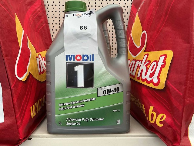 Mobil inhoud 5 liter esp 0w-40 motor olie (2x) - afbeelding 1 van  1