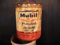 Mobil olie blik - afbeelding 7 van  8