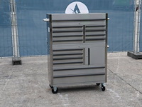 Mobile gereedschapskast met 154-delige gereedschap set nieuw - afbeelding 1 van  1