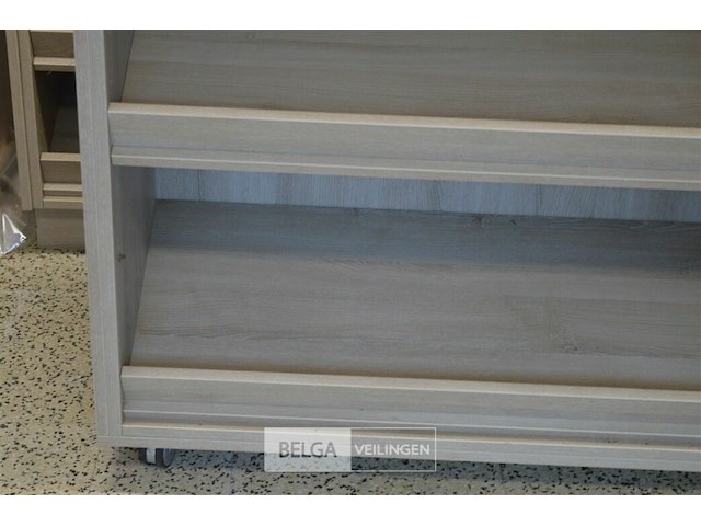 Mobile presentatie rek 100x41x90 cm - afbeelding 2 van  5