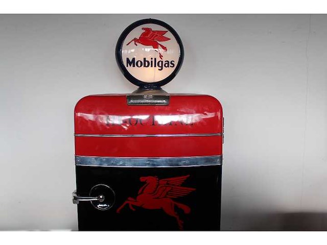 Mobilgas - retro koelkast - afbeelding 1 van  10