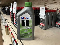 Mobil,inhoud 1 liter motor olie (5x) - afbeelding 1 van  1