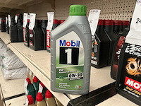 Mobil,inhoud 1 liter motor olie (6x) - afbeelding 1 van  1