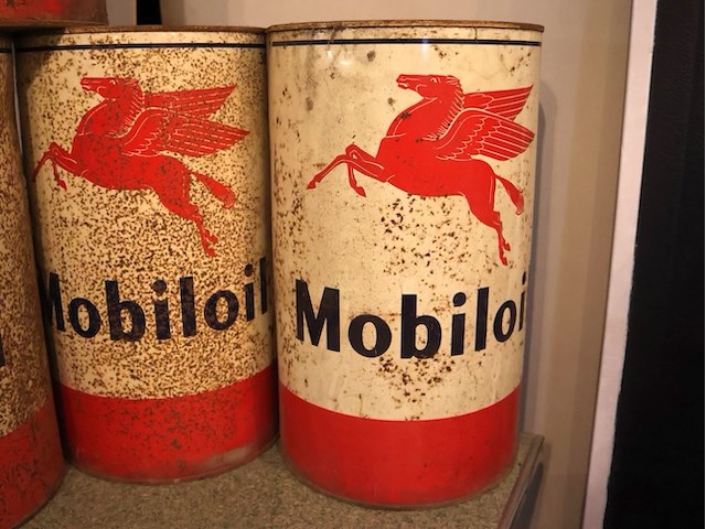 Mobiloil olie blik (x4) - afbeelding 4 van  7